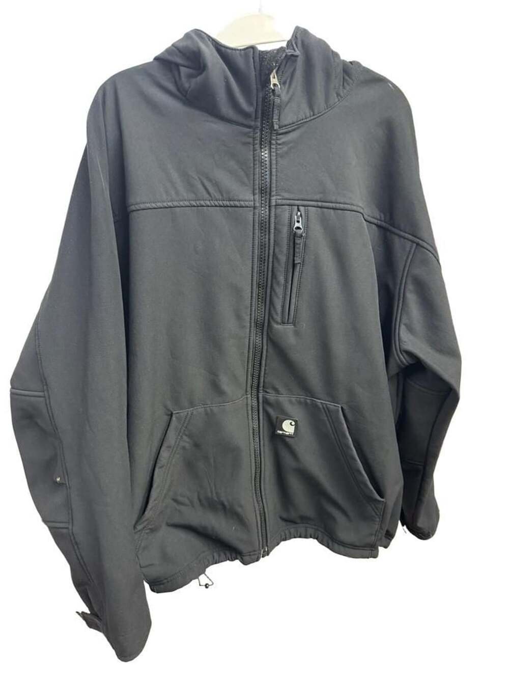 Carhartt J182 BLK Wind Defender Hooded Jacket Size XL Regular Black